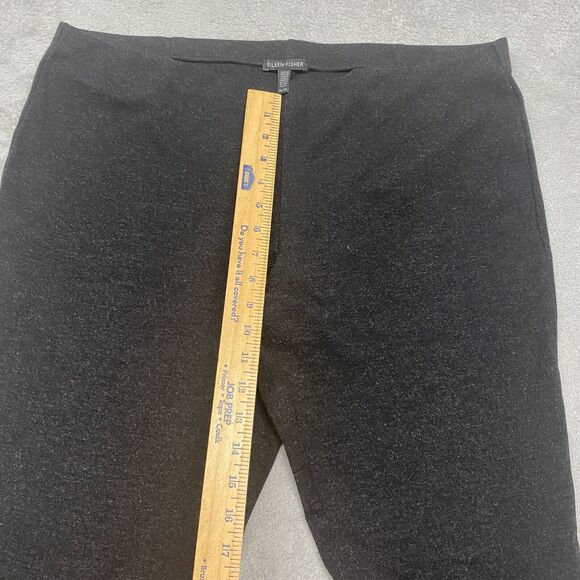 Eileen Fisher Pants Womens Extra Large Gray Pull On Elastic Waist Tapered Casual - Picture 6 of 10